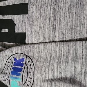 Love Pink crop sweatshirt size Large, Grey